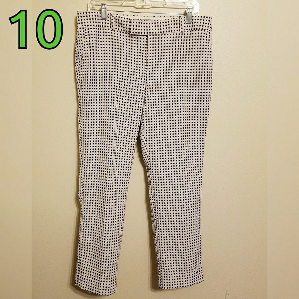 Polka dot dress pants